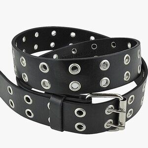 COPY - Belle Donne Leather Double Grommet  Women's Belt - Small